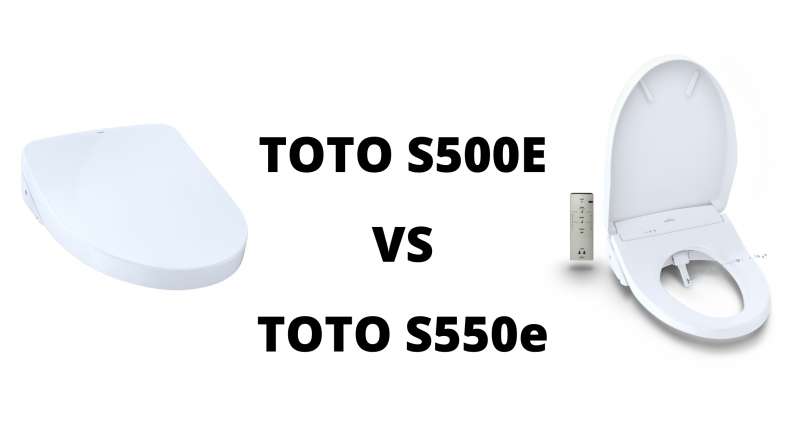 Toto S500e Vs S550e Bidet Toilet