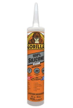 Gorilla 8050002 Clear Silicone Sealant