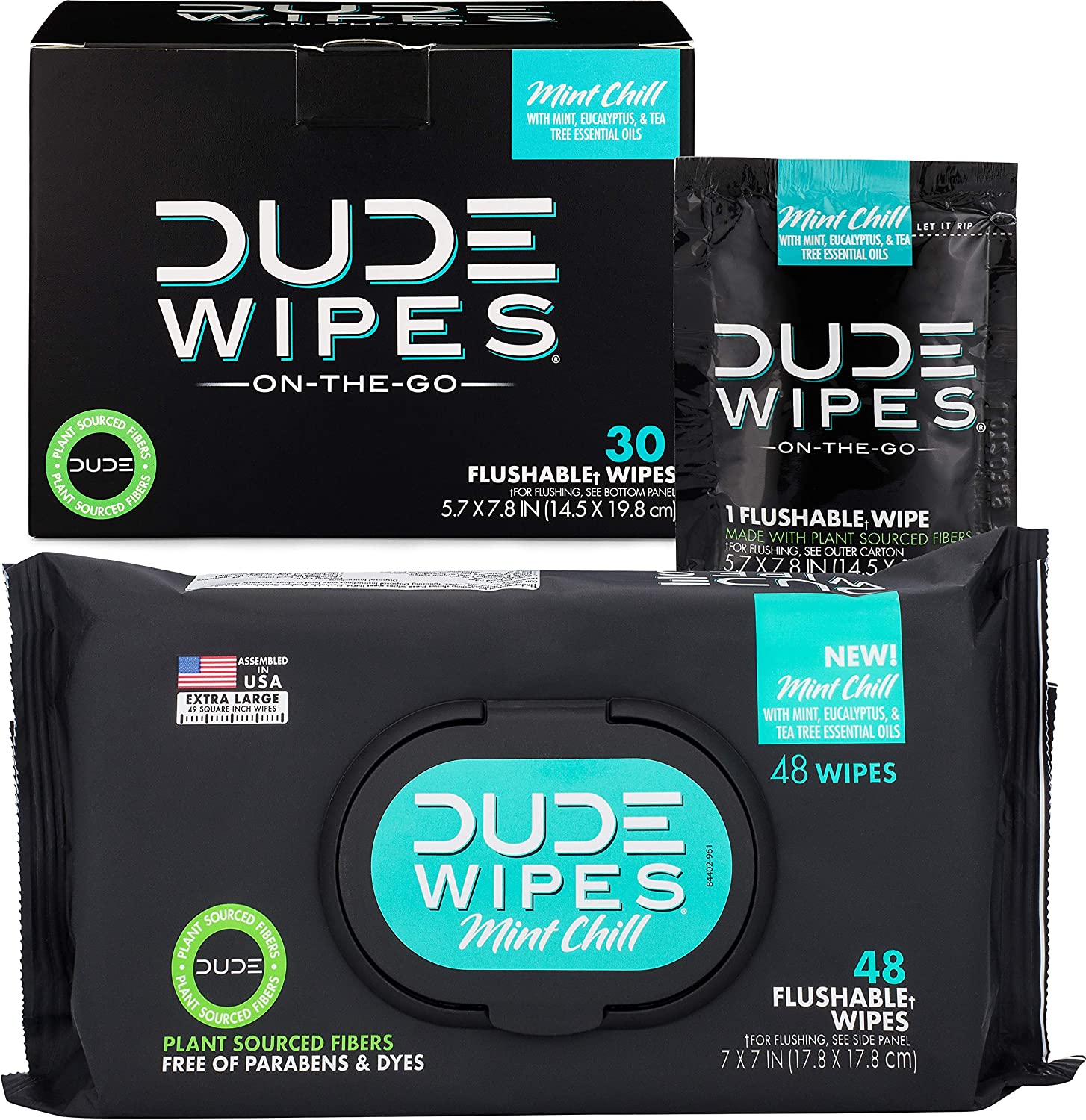 DUDE WIPES Flushable Wipes